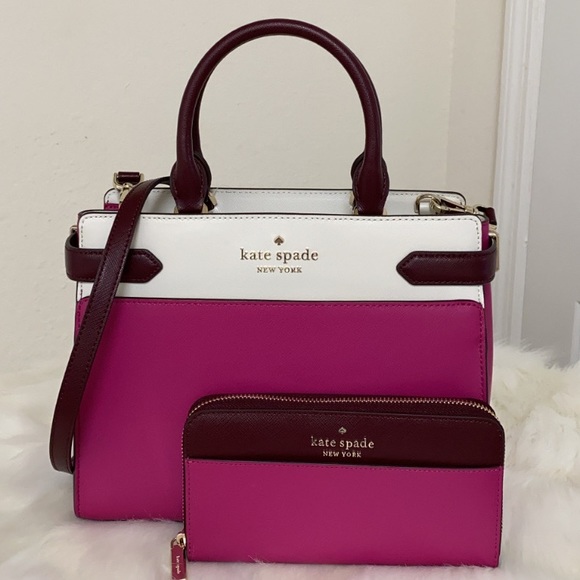 kate spade Handbags - New💃Kate Spade staci medium satchel crossbody Set